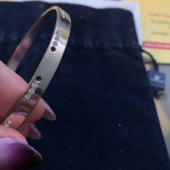 SWAROVSKI SILVER MIAMI BANGLE !!! 🔥🔥🔥🔥 - Picture 6 of 6